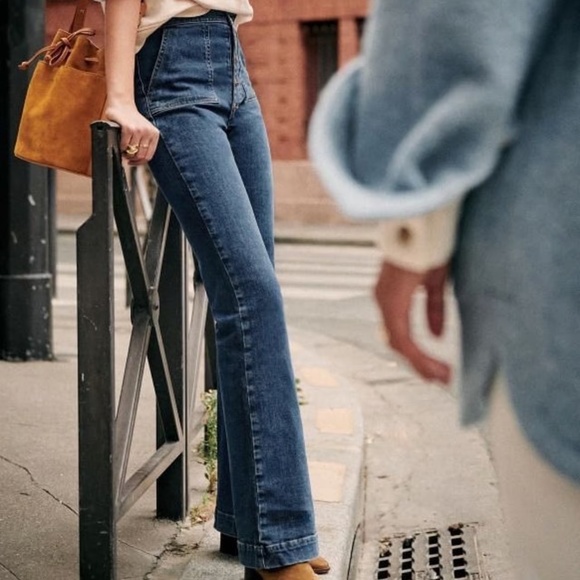 Sezane Denim - Sezane Tommy Denim Trouser Pant